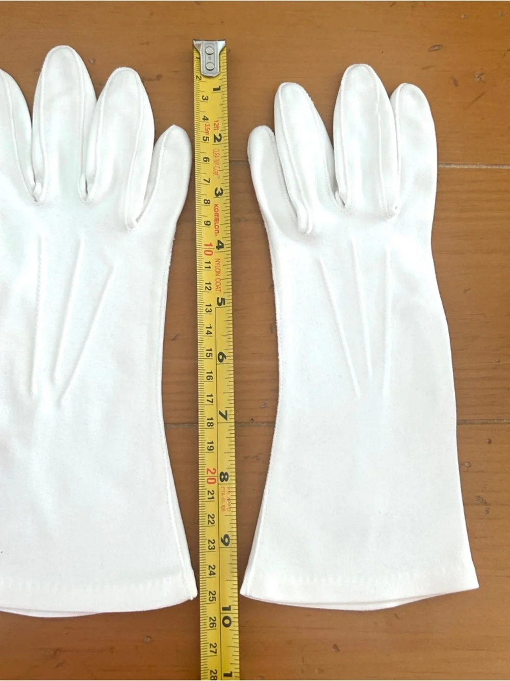 Vintage Doette Deluxe White Cotton Dress Gloves 50s 60s Bridal